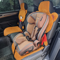 儿童汽车安全座椅防磨垫通用isofix加厚卡通可爱宝宝防滑垫保护垫