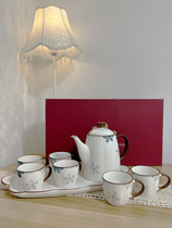 【补】墨兰陶瓷凉水壶水杯茶杯套装家用轻奢高级感冷水壶水具