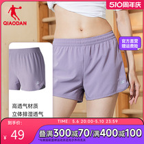 中国乔丹运动短裤女2024夏季新款速干裤宽松健身裤跑步五分裤裤子