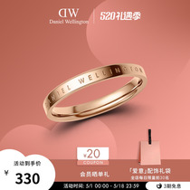 DW戒指情侣同款 CLASSIC经典系列玫瑰金色戒指简约素环 小众礼物