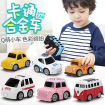 儿童玩具小汽车合金回力车模型套装男孩4小孩宝宝小车1-2-3周岁半