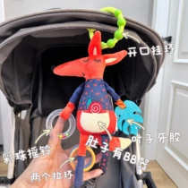 婴儿推车玩具挂件宝宝01岁床头风铃摇铃床铃车载安全座椅安抚玩具