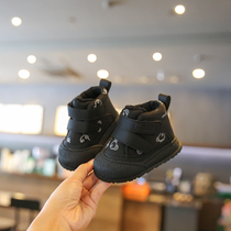 宝宝加绒鞋婴儿学步鞋冬季软底婴幼儿保暖棉鞋一岁女小童鞋子男宝
