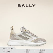BALLY/巴利女士灰白色皮革运动鞋6302781