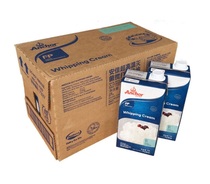 安佳淡奶油1L*12盒 整箱新西兰原装进口动物性忌廉裱花稀奶油烘焙