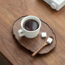 日式高端精致托盘下午茶木质托盘点心盘高颜值实木小托盘咖啡托盘