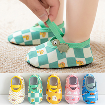 宝宝地板袜春秋薄款婴儿室内防滑软底学步袜套防掉儿童地板鞋袜子