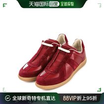 韩国直邮maison margiela 马吉拉女士红色复古休闲板鞋德训鞋时尚
