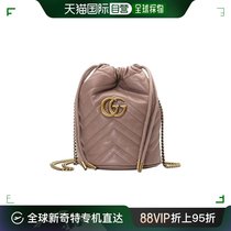 【99新未使用】香港直邮Gucci GG Marmont迷你水桶单肩包 575163D