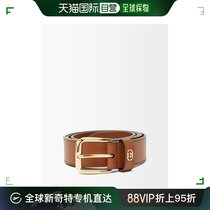 【99新未使用】香港直邮Gucci 古驰 男士 GG-plaque 皮带腰带