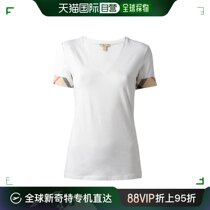 【99新未使用】香港直邮Burberry V领短袖T恤 39272031