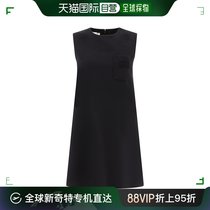 【99新未使用】香港直邮Miu Miu 缪缪 女士 刺绣徽标连衣裙 MF461