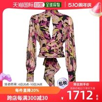 香港直邮Pinko 花卉印花长袖罩衫 101765A155