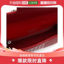 【99新未使用】香港直邮PRADA 女士红色链条单肩包 1BD107-2D91-F