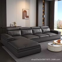 新款客厅沙发三防科技布意式轻奢大小户型直排贵妃组合款布艺沙发