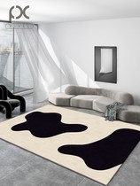 奶油风地毯家用客厅茶几毯2022新款卧室床边毯房间免洗地垫易打理