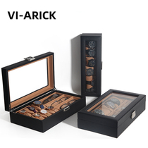 VI-ARICK手表盒收纳盒碳纤维手表眼镜首饰一体收纳盒手表展示盒