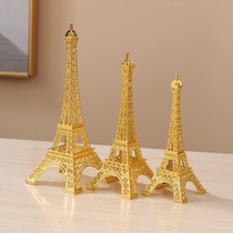 创意巴黎埃菲尔铁塔艺术小摆件家居客厅电视柜桌面装饰品模型摆设