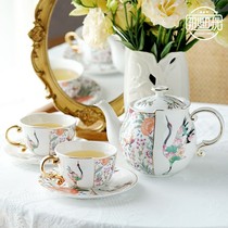 那些时光 咖啡杯碟欧式小奢华咖啡壶英式下午茶杯具套装 陶瓷茶壶