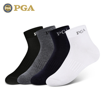 美国PGA 新款 高尔夫男士袜子 棉质短袜 运动球袜 春夏透气型