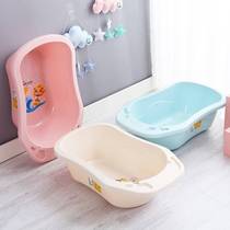 宝宝洗澡盆新生儿可坐躺通用婴儿浴盆0-3岁6防滑儿童大号超大bb盘