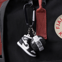 AJ篮球书包挂件鞋立体模型包包背包挂饰哈登科比詹姆斯库里钥匙扣