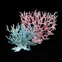 三文鱼刺身盘珊瑚装饰摆件高端海鲜冰盘装饰品日料高端款铁树盘饰