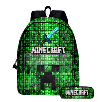 新品现货我的世界Minecraft中小学生书包游戏周边双背包