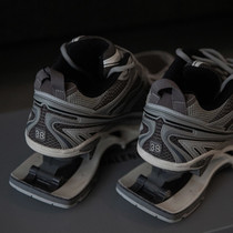 巴黎悬浮弹簧鞋女款增高鞋子2024新款透气运动厚底老爹鞋官方正品