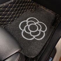 汽车脚垫易清洗防滑防水耐磨卡通丝圈地毯式保护垫单片车内装饰女