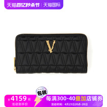 Versace/范思哲新款女士时尚休闲长款组合钱包钱夹卡夹黑色SS24