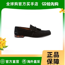 GUCCI 男鞋黑色麂皮绒面休闲鞋 386550-CMA00-1000