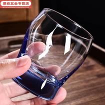 比利水晶透明玻璃水杯高颜值家用耐热酒杯餐厅商用杯子啤酒杯套装