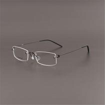 林德同款经典无螺丝无框眼镜架钛近视可配度数超轻防蓝光眼镜2120
