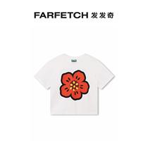 KENZO童装Boke Flower 图案T恤FARFETCH发发奇