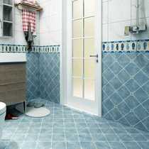 新款自粘防水地板贴纸厨房卫生间浴室墙瓷砖地面翻新墙面装饰耐磨