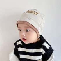 宝宝帽子春秋季套头帽6-12个月婴儿帽子可爱男宝1岁婴幼儿秋冬款