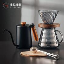 手冲咖啡壶套装家用分享壶滤杯手磨咖啡磨豆机煮咖啡器具组合户外