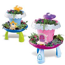 玩具儿童花园种植魔法diy女孩过家家种花套装盆栽小屋科学小实验
