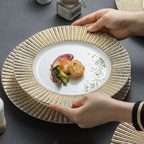 餐厅酒店复古碗碟套装家用轻奢碗盘子碗筷组合高端北欧式陶瓷餐具