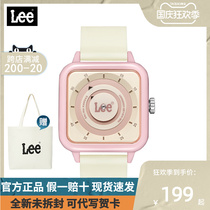 LEE官方手表简约潮流运动方块时尚情侣男女同款欧美李牌正品U357