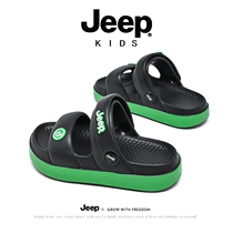 jeep儿童洞洞鞋男童凉拖鞋男孩品牌休闲耐磨防滑外穿宝宝软底凉拖