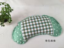 韩式月牙形荞麦枕头纯棉碎花护颈保健枕套单人儿童枕头枕套包邮