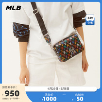 MLB官方 女士挎包经典复古老花斜挎单肩包时尚休闲包夏季BGPC