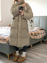 冬季新款棉服女宽松大码学生棉袄气质小众中长款韩版加厚棉衣外套