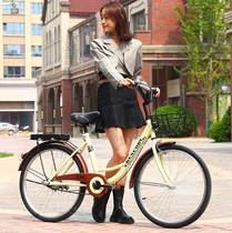 女款自行车成人自行车上班代步自行车男女中大学生自行车2024寸