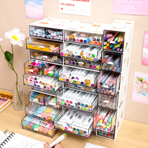 多功能文具收纳盒创意时尚可爱笔筒小学生桌面笔桶儿童书桌办公室