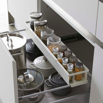 厨房抽屉内分隔板可伸缩分层置物架调味料收纳盒内置餐具整理神器