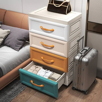 新品床头柜置物架简约现代北欧风迷你小型卧室轻奢床边柜塑料储物