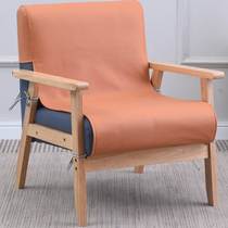 北欧沙发椅专用科技布防尘罩单双三人座盖巾小户型沙发套白色灰色